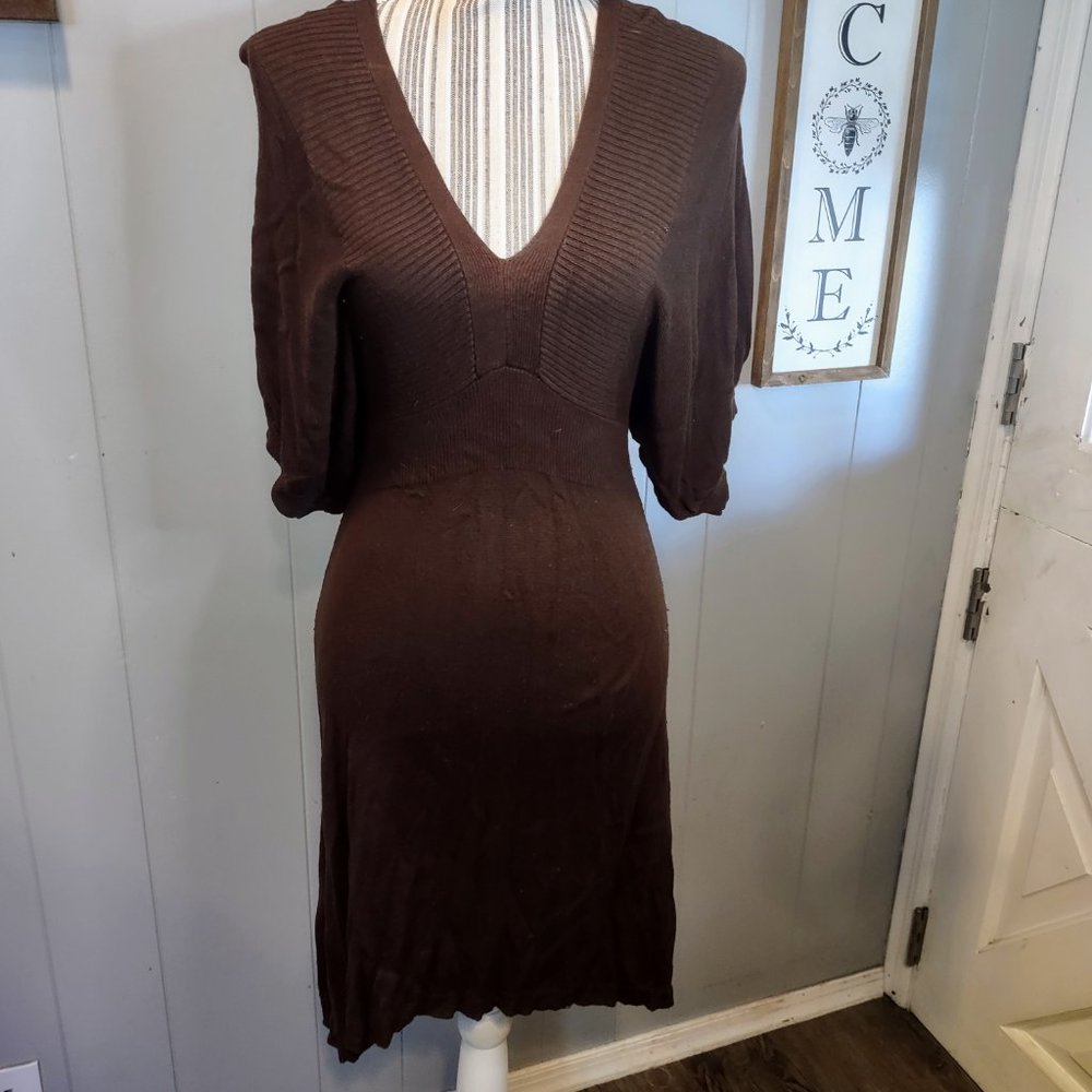 Express bell sleeves sheath dress